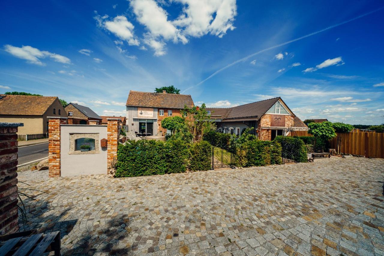 Alte Schmiede Mit Sauna, Pool Und Whirpool Im Aussenbereich Schoenstes Ferienhaus Der Lausitz Elsterheide Buitenkant foto