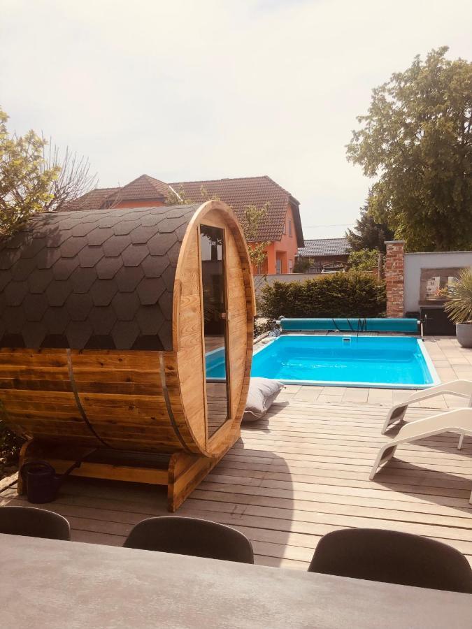 Alte Schmiede Mit Sauna, Pool Und Whirpool Im Aussenbereich Schoenstes Ferienhaus Der Lausitz Elsterheide Buitenkant foto